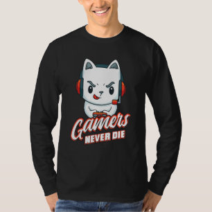 Gamer haben nie Online-Gaming-Computervideospiel D T-Shirt