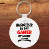 Gamer Hairdresser Schlüsselanhänger (Vorderseite)