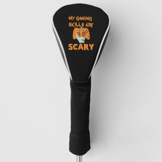 Gamer Halloween Gaming Skills sind Beängstigend lu Golf Headcover (Vorderseite)