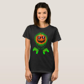Gamer Halloween Jackolantern Scary Gaming Boys Kid T-Shirt (Vorne ganz)