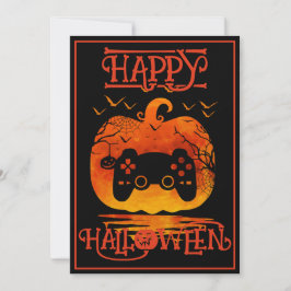 GAMER HAPPY HALLOWEEN GAMING COSTUME EVENT EINLADUNG