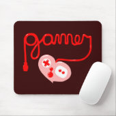 Gamer Heart Mousepad (Mit Mouse)
