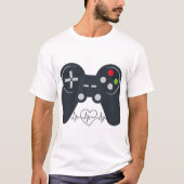 Gamer Heartbeat 21 T-Shirt (Vorderseite)