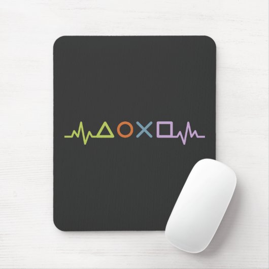 Gamer Heartbeat Controller Puls Mousepad (Mit Mouse)
