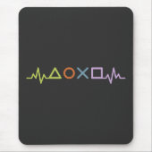 Gamer Heartbeat Controller Puls Mousepad (Vorne)