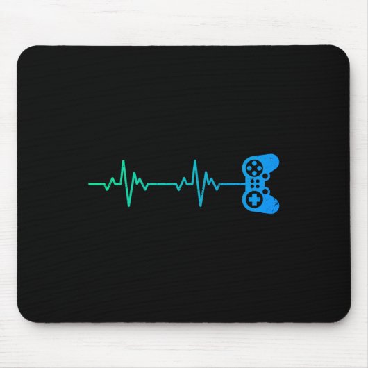 Gamer Heartbeat Cooler Videospielcontroller für Ne Mousepad (Vorne)