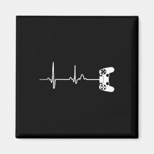 Gamer Heartbeat für Videospielspieler Magnet