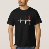 Gamer Heartbeat T-Shirt (Vorderseite)