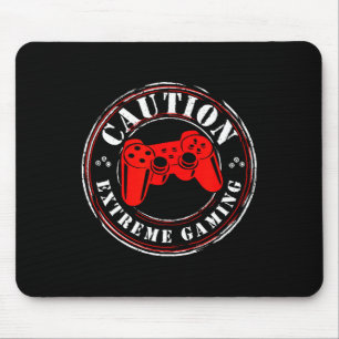 Gamer Heartbeat Video Game On Lover Extreme Gaming Mousepad