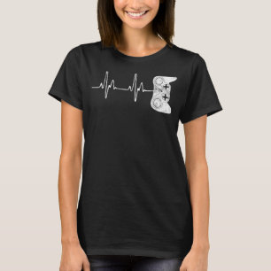 Gamer Heartbeat Video Game T-Shirt