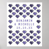 Gamer Hearts - 50 Signature Guest Book Alternative Poster (Vorne)