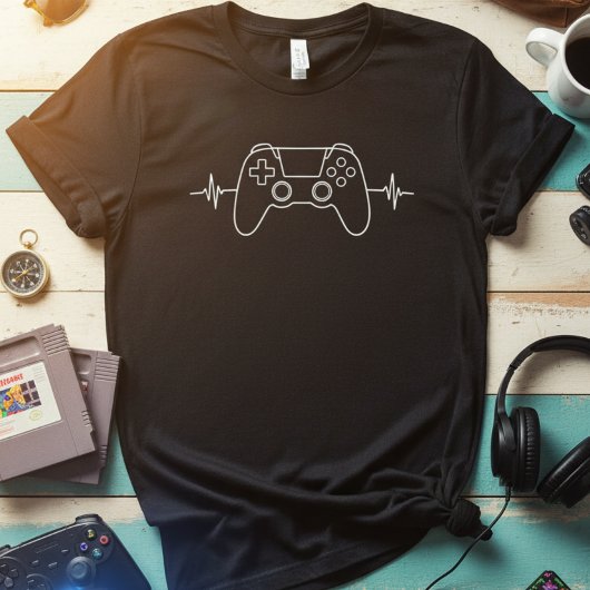 Gamer-Herzschlag T-Shirt