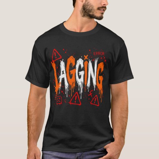 Gamer Humor T-Shirt (Vorderseite)