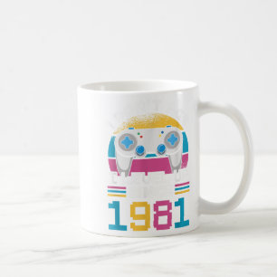Gamer I Don't Age I Level Up Seit 1981 Gaming 42t Kaffeetasse