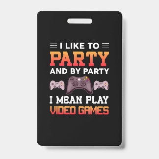 Gamer I Gemein Play Video Games Ausweis