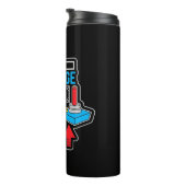 Gamer I Just Level Up Thermosbecher (Nach rechts gedreht)