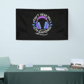 Gamer Ich spiele Banner (Messeveranstaltung)