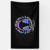 Gamer Ich spiele Banner (Vertikal)