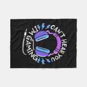 Gamer Ich spiele Fleecedecke (Vorderseite (Horizontal))
