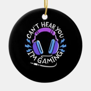 Gamer Ich spiele Keramik Ornament
