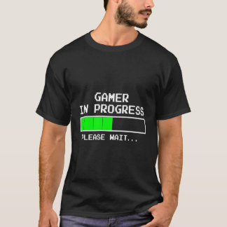 Gamer im Gange Bitte warten Funny Video Games T-Shirt