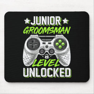 Gamer Junior Trauzeuge Level Unlock Video Gaming Mousepad