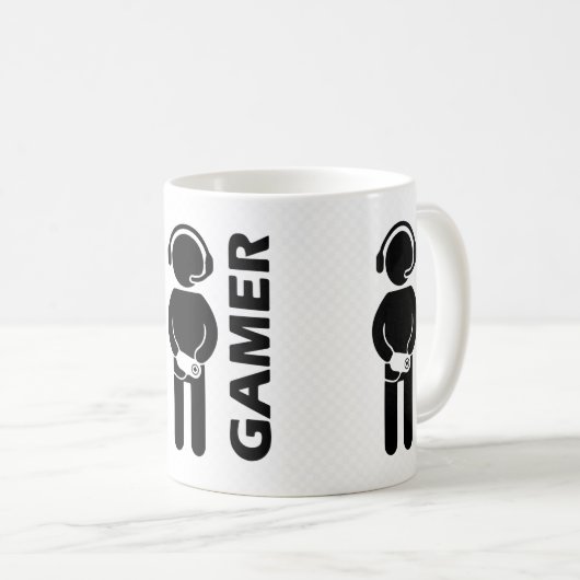 Gamer Kaffeetasse (VorderseiteRechts)