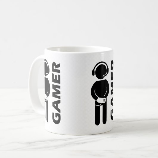 Gamer Kaffeetasse (Vorderseite Links)