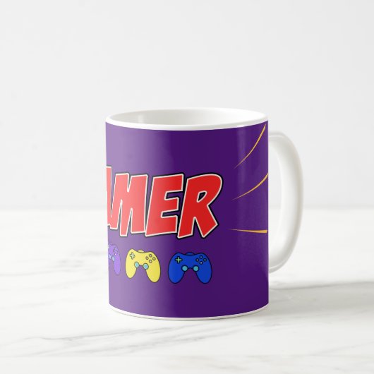 Gamer Kaffeetasse (VorderseiteRechts)