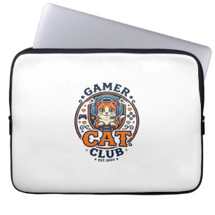Gamer-Katze Katzenmutter-Geschenkidee - Gamer Cat Laptopschutzhülle