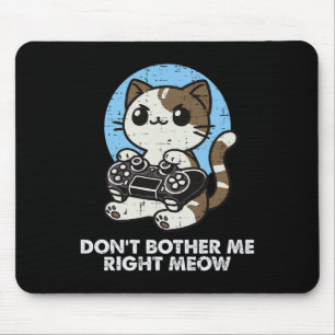 Gamer-Katze Stör mich nicht Miauen Süße Gaming-Jun Mousepad