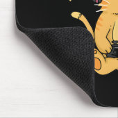 Gamer-Katze Süße Kitty-Kopfhörer Controller-Lecker Mousepad (Ecke)