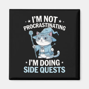 Gamer-Katzen Nebenquest Verschleppung Nerdy Tablet Magnet