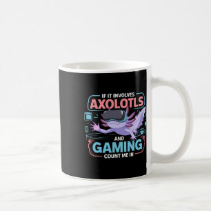 Gamer Kawaii Axolotl Anime Theme Spaß für alle Kaffeetasse