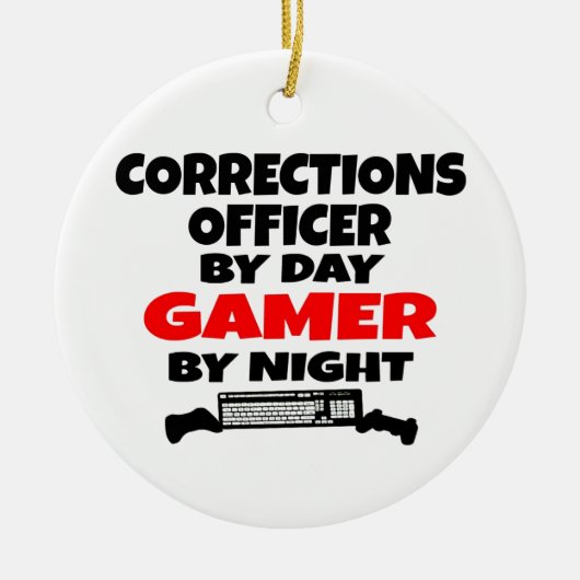 Gamer Keramik Ornament (Vorne)