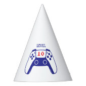 Gamer Kids Birthday Partyhütchen (Vorderseite)