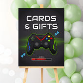 Gamer Kindergeburtstag Party Karten und Geschenke  Poster