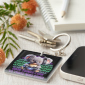 Gamer Koala - Gutes kommt denen, die grinden Schlüsselanhänger (Vorderseite rechts)