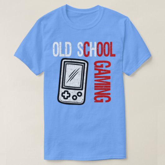 Gamer-Konsolen für Videospiele im Nerd von Oldscho T-Shirt (Design vorne)