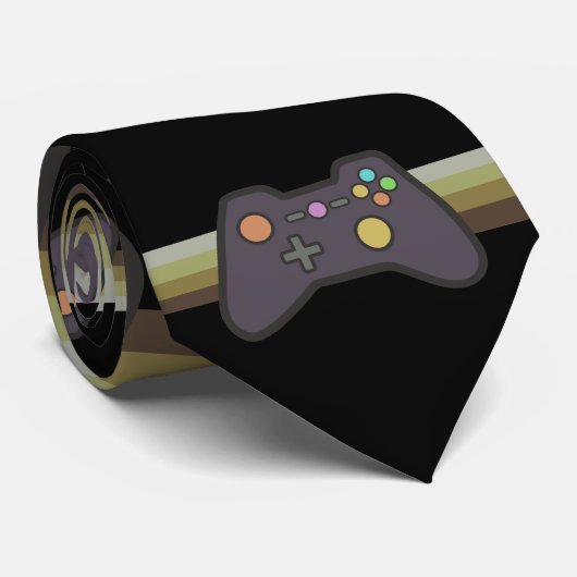 Gamer Krawatte (Gerollt)