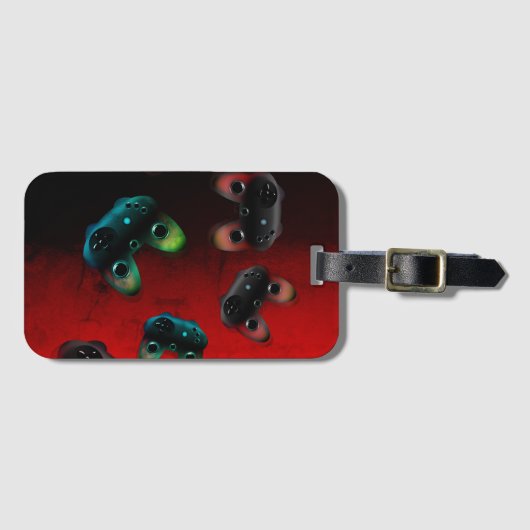 Gamer-Kunst-Spiel-Prüfer Gepäckanhänger (Vorderseite (Horizontal))