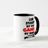 Gamer Law Student Tasse (VorderseiteRechts)