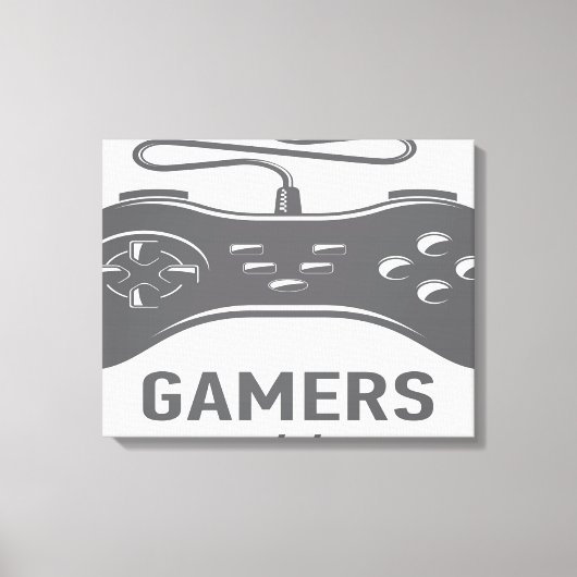 Gamer Leinwanddruck (Vorderseite)