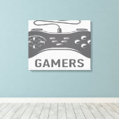 Gamer Leinwanddruck (Insitu (Holzboden))
