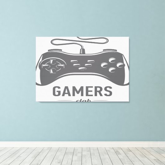Gamer Leinwanddruck (Insitu (Holzboden))