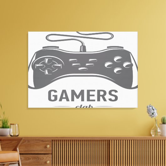 Gamer Leinwanddruck (Insitu (Wohnzimmer))