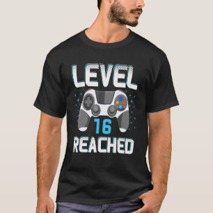 Gamer Level 16 erreicht 16. Geburtstag T-Shirt