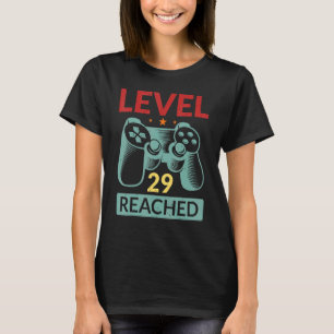 Gamer Level 29 erreicht 29. Geburtstag 2 T-Shirt