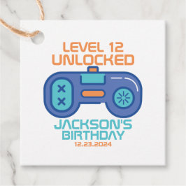 Gamer Level Unlocks Video Games Boy Geburtstag Geschenkanhänger