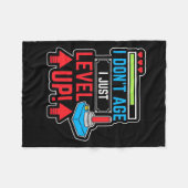 Gamer-Level-Up Fleecedecke (Vorderseite (Horizontal))